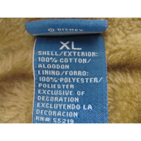 Disney Mickey Mouse Faux Fur Lined Embroidered Denim Jacket Size XL Legendary - Picture 4 of 7